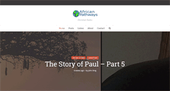 Desktop Screenshot of africanpathways.org